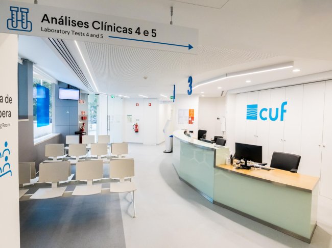 Centro de Saúde CUF Pombal - Almada (interior)