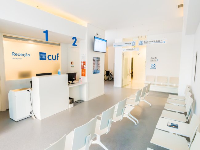 Centro de Saúde CUF Praça de Alvalade - Lisboa (interior)