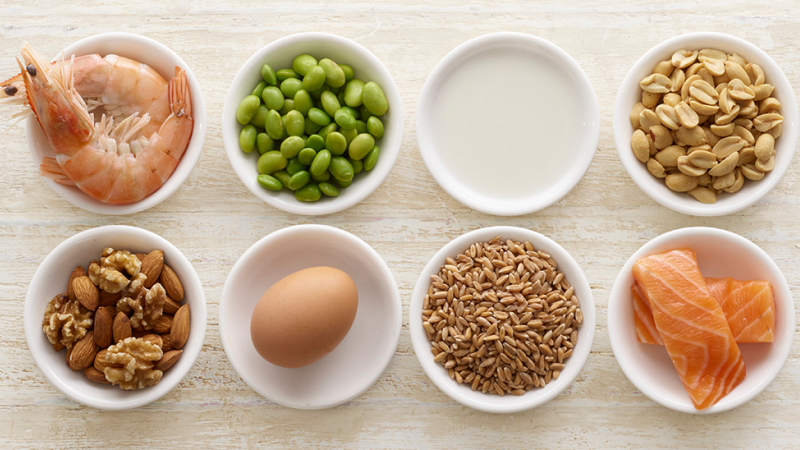 7 alimentos que mais provocam alergias alimentares