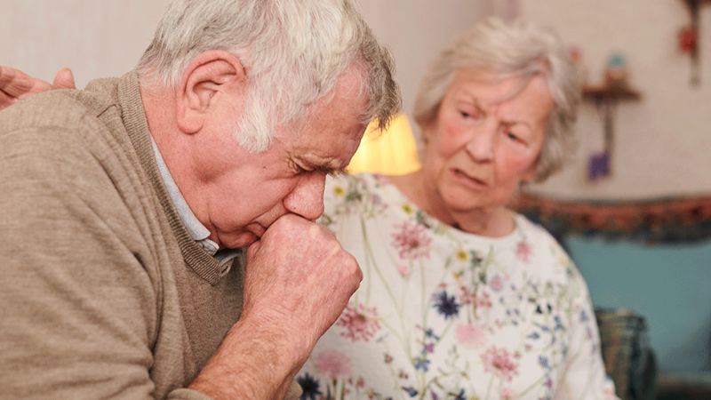 Homem manifesta sintomas de DPOC