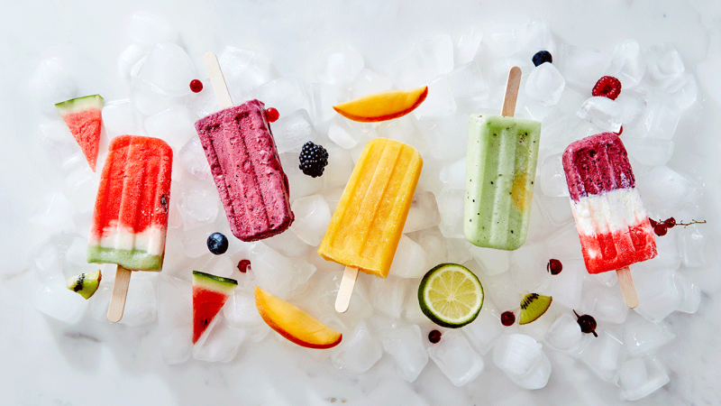 Gelados de fruta, um dos snacks saudáveis para o verão