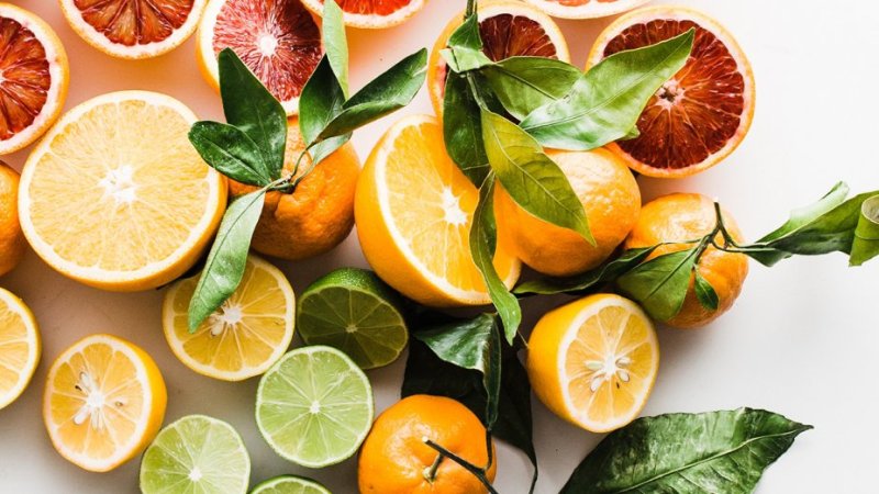 Citrinos, um dos alimentos que podem provocar azia