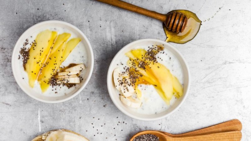 Refeição adoçada com alternativas ao açúcar