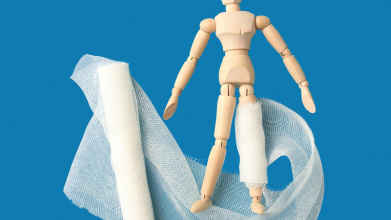 boneco perna ligadura