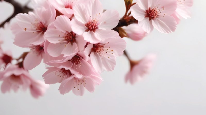 Imagem de flores rosas.