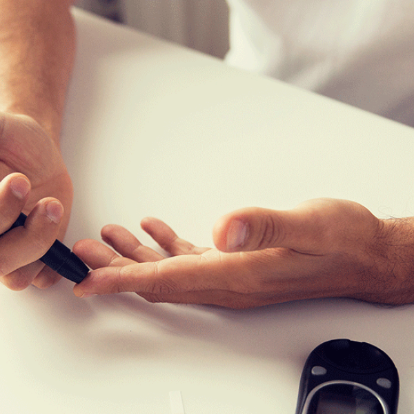 Homem aprende a viver com diabetes