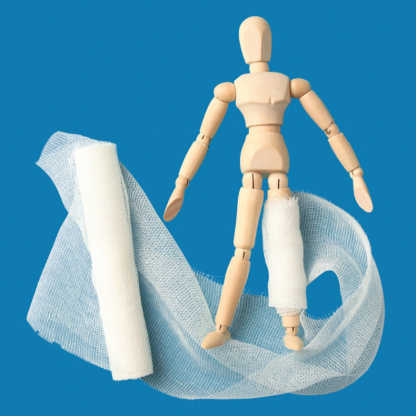 boneco perna ligadura