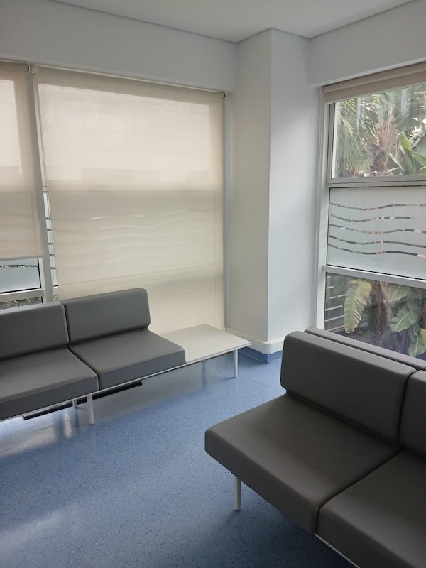 espaço confortavel para colheita de análises clínicas a grávidas