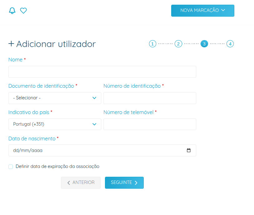 My CUF - Gestão do Agregado - Autenticação SMS