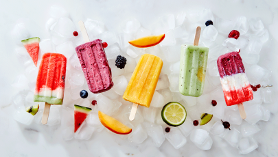 Gelados de fruta, um dos snacks saudáveis para o verão