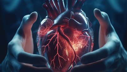 mãos a agarrar um coração